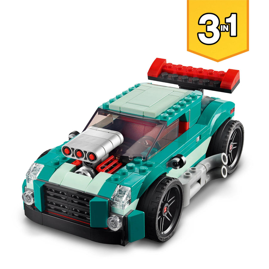 LEGO Creator 3in1 Street Racer: Race Car Toy to Muscle 31127 – Retired & Sealed