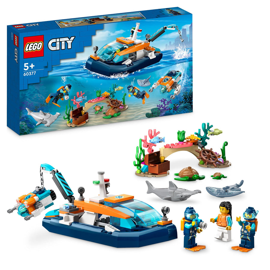 LEGO City Meeresforscher-Boot 60377 – Retired & Sealed