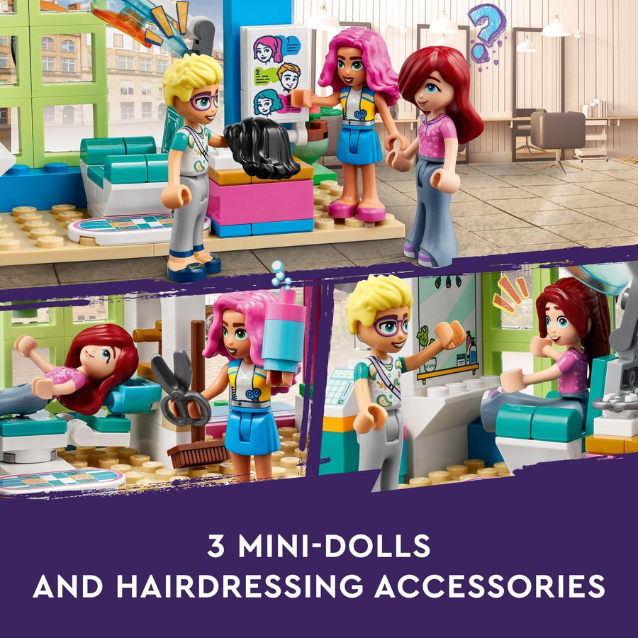LEGO Friends Hair Salon, Toy Hairdressing Set with 41743 – Retired & Sealed