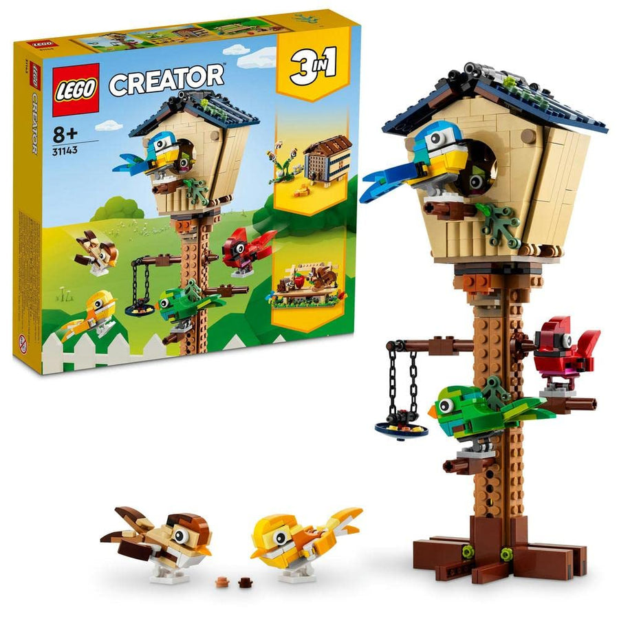 LEGO Creator 3 in 1 Birdhouse, Beehive or Hedgehog and 31143 – Retired & Sealed