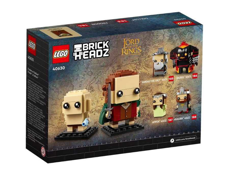 LEGO BrickHeadz Frodo & Gollum 40630 – Retired & Sealed