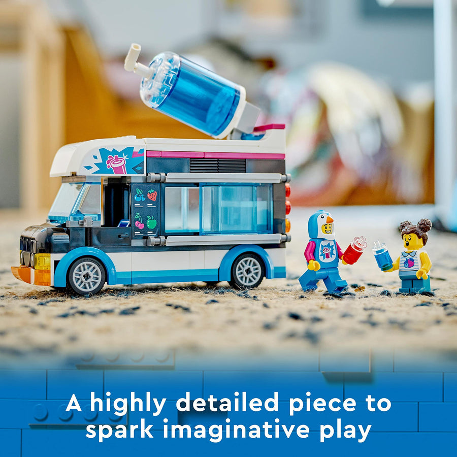 LEGO City Penguin Slushy Van, Truck Toy for 5 Plus 60384 – Retired & Sealed