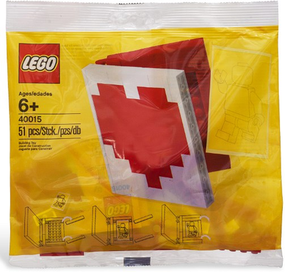 LEGO Heart Book 40015 – Retired & Sealed