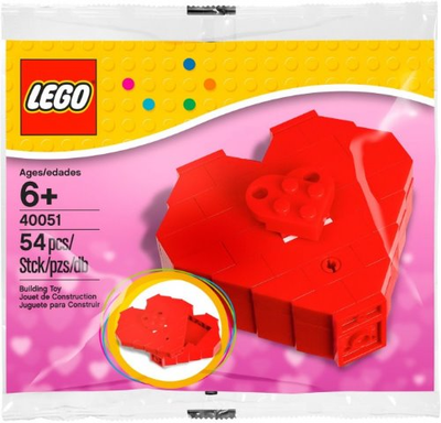 LEGO Valentine's Day Heart Box 40051 – Retired & Sealed