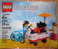 LEGO 40078 Hot Dog Cart 40078 sealed box front