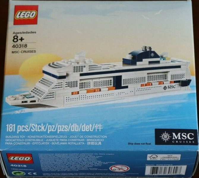 LEGO MSC Cruises 40318 – Retired & Sealed