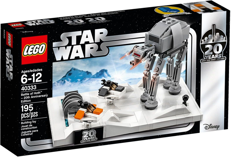 LEGO Battle of Hoth - 20th Anniversary Edition 40333 – Retired & Sealed