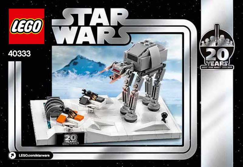 LEGO Battle of Hoth - 20th Anniversary Edition 40333 – Retired & Sealed