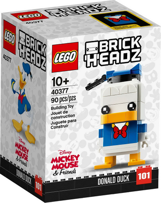LEGO BrickHeadz Disney Donald Duck #101 40377 – Retired & Sealed