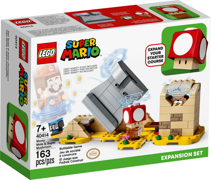 LEGO 40414 Monty Mole & Super Mushroom Expansion Set 40414 sealed box front