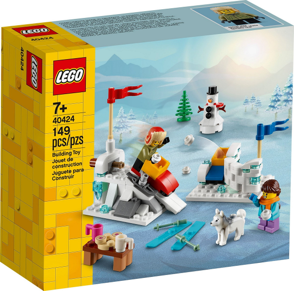 LEGO 40424 Winter Snowball Fight 40424 sealed box front