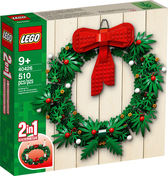 LEGO Christmas Wreath 2-in-1 40426 – Retired & Sealed