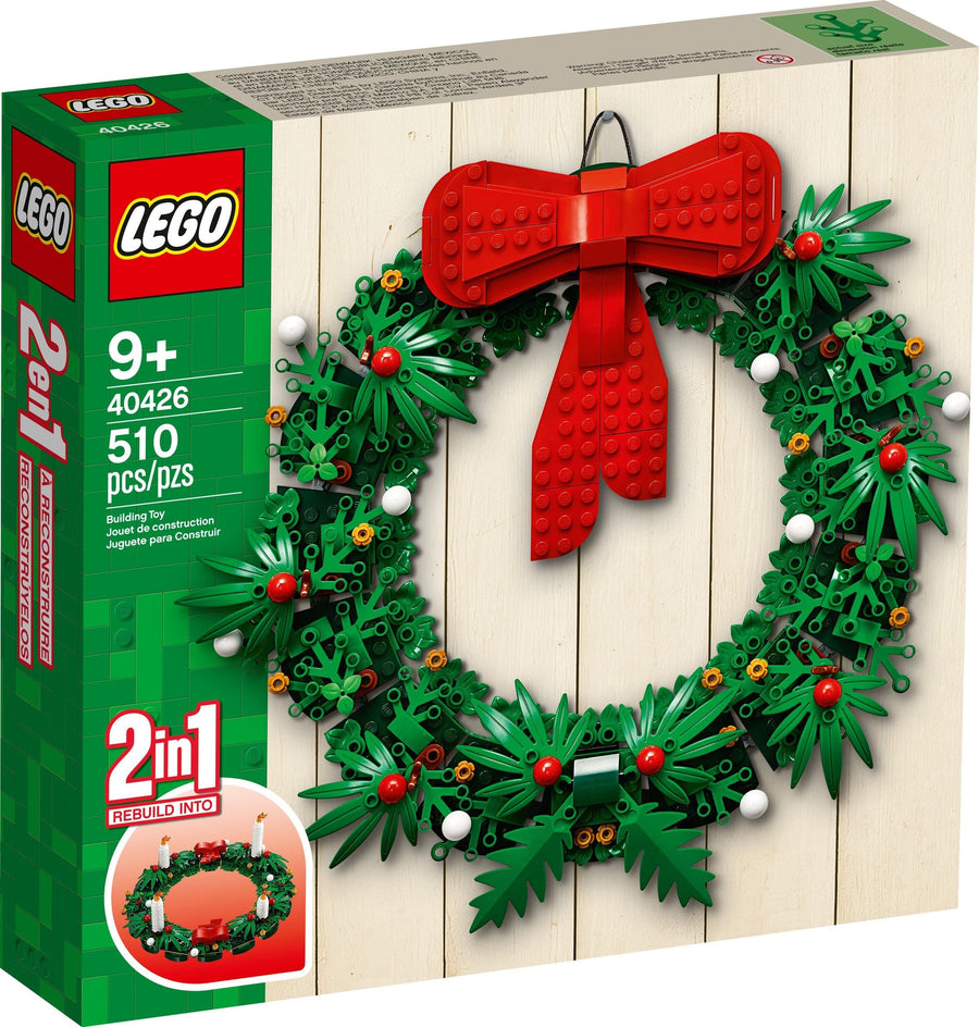 LEGO Christmas Wreath 2-in-1 40426 – Retired & Sealed