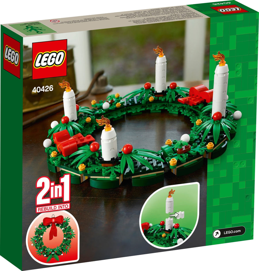 LEGO Christmas Wreath 2-in-1 40426 – Retired & Sealed