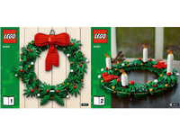 LEGO 40426 Christmas Wreath 2-in-1 40426 sealed box view 3