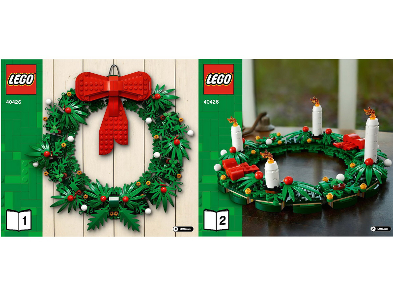 LEGO Christmas Wreath 2-in-1 40426 – Retired & Sealed
