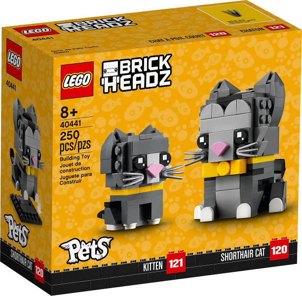 LEGO Shorthair Cat and Kitten 40441 – Retired & Sealed