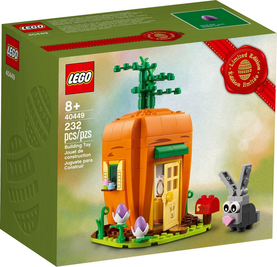 LEGO Easter Bunny's Carrot House 40449 – Retired & Sealed