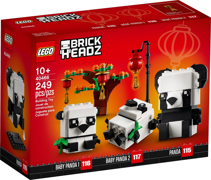 LEGO Chinese New Year Pandas 40466 – Retired & Sealed