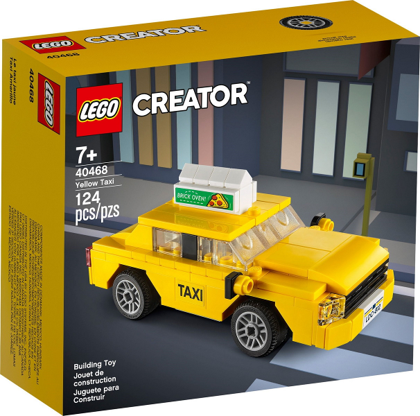 LEGO Yellow Taxi 40468 – Retired & Sealed