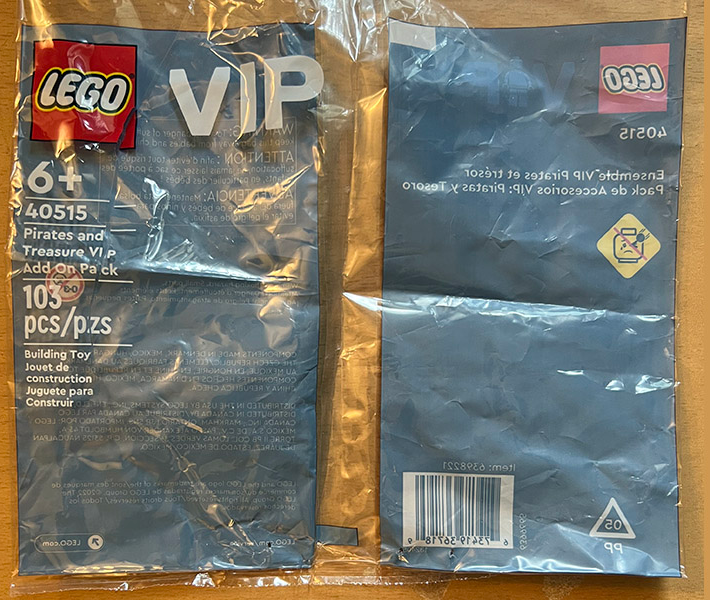 LEGO Pirates And Treasure Kid toy building block 40515 – Retired & Sealed