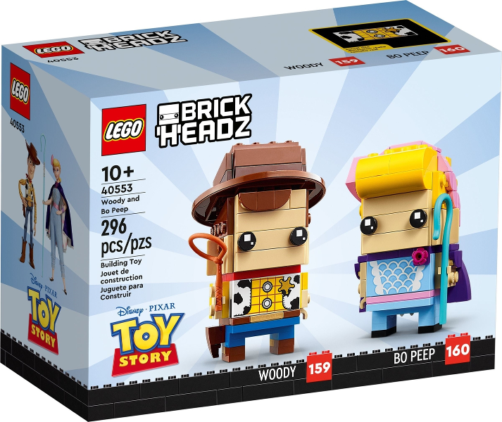 LEGO BrickHeadz Woody & Bo Peep 40553 – Retired & Sealed