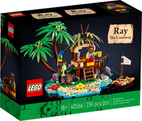 LEGO 40566 Ideas Ray the Castaway 40566 sealed box front