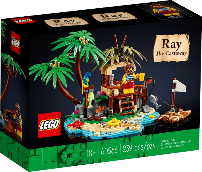 LEGO Ideas Ray the Castaway 40566 – Retired & Sealed