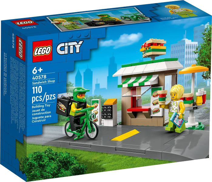 LEGO City Sandwich Tray 40578 – Retired & Sealed
