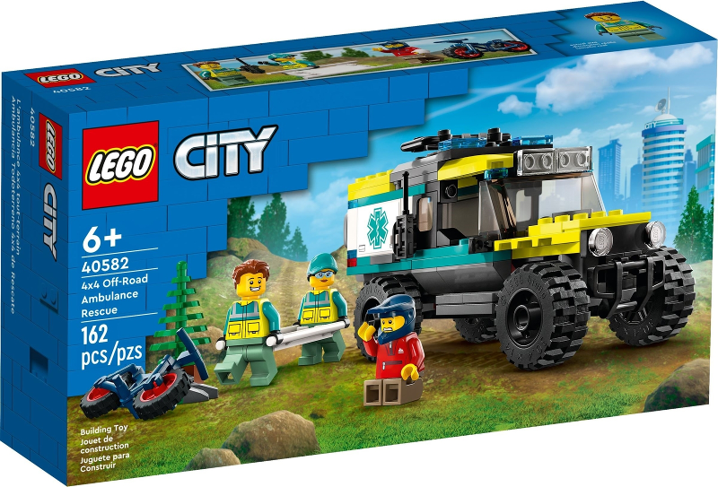 LEGO City 4x4 Off-Road Ambulance Rescue 40582 – Retired & Sealed