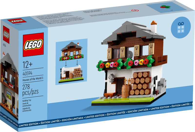 LEGO Houses of the World 3 - Switzerland 40594 – Retired & Sealed