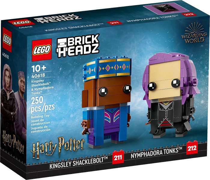 LEGO Harry Potter Brickheadz Kingsley Shacklebolt and 40618 – Retired & Sealed