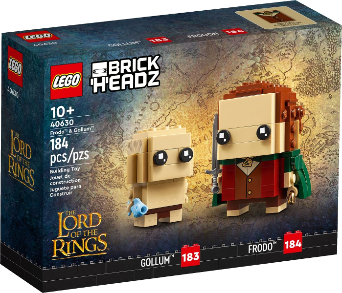 LEGO BrickHeadz Frodo & Gollum 40630 – Retired & Sealed