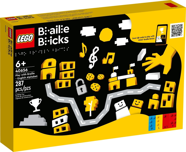 LEGO 40656 Play with Braille - English Alphabet 40656 sealed box front