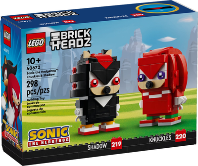 LEGO BrickHeadz Sonic the Hedgehog Knuckles and Shadow 40672 – Retired & Sealed