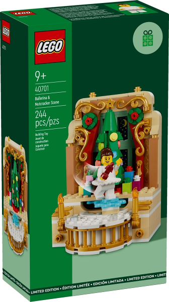 LEGO Creator Ballerina & Nutcracker Scene 40701 – Retired & Sealed