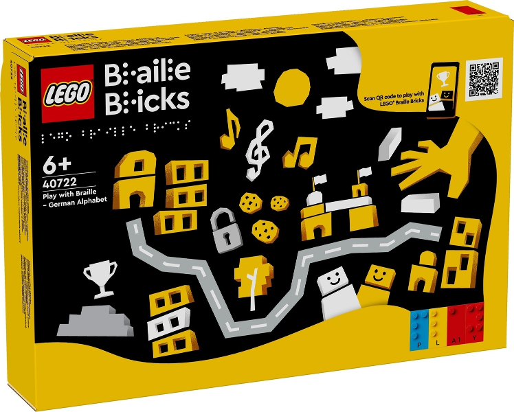 LEGO Play with Braille - German Alphabet 40722 – Sealed UK Stock