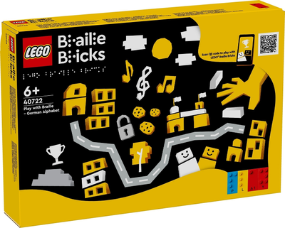 LEGO Play with Braille - German Alphabet 40722 – Sealed UK Stock