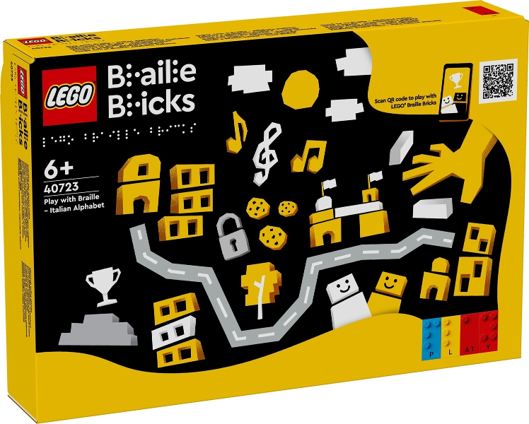 LEGO Play with Braille - Italian Alphabet 40723 – Sealed UK Stock