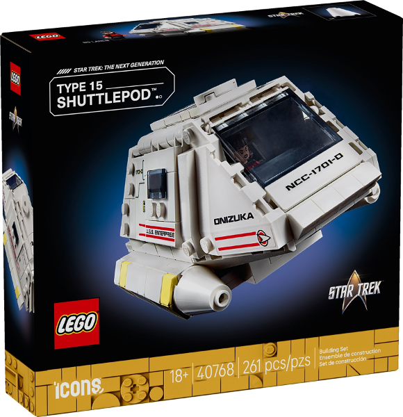 LEGO Star Trek: Type-15 Shuttlepod 40768 – Retired & Sealed