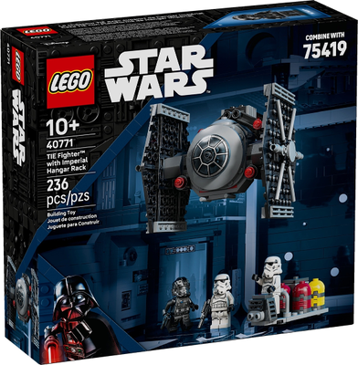 LEGO TIE Fighter with Imperial Hangar Rack 40771 – Sealed UK Stock