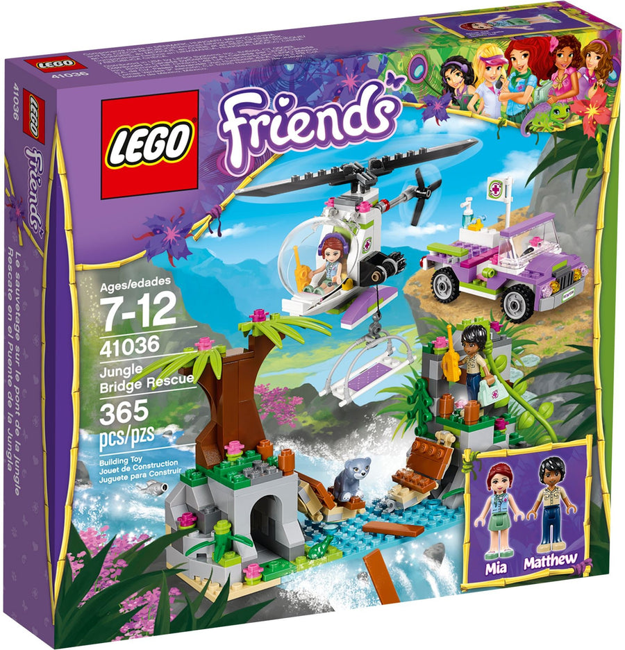 LEGO Jungle Bridge Rescue 41036 – Retired & Sealed