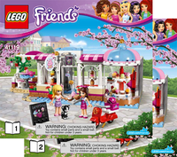 LEGO 41119 Heartlake Cupcake Café 41119 sealed box view 3