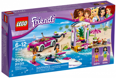 LEGO Andrea's Speedboat Transporter 41316 – Retired & Sealed
