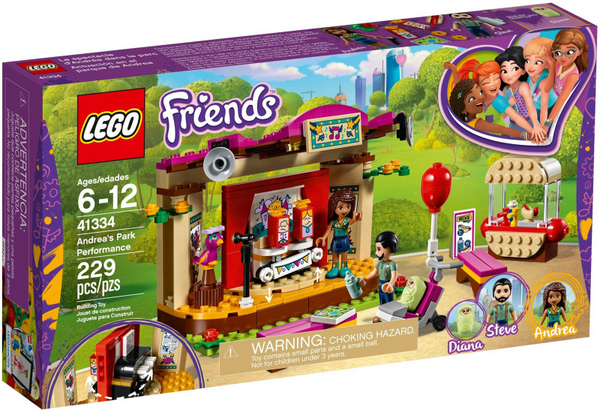 LEGO 41334 Andrea's Park Performance 41334 sealed box front