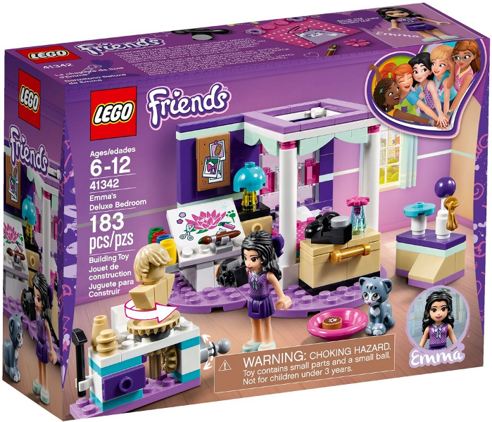 LEGO Emma's Deluxe Bedroom 41342 – Retired & Sealed