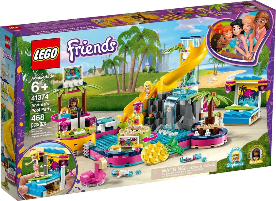 LEGO Andrea's Pool Party 41374 – Retired & Sealed