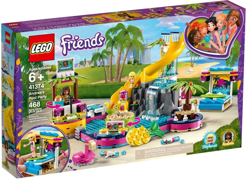 LEGO Andrea's Pool Party 41374 – Retired & Sealed
