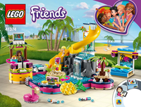 LEGO 41374 Andrea's Pool Party 41374 sealed box view 3