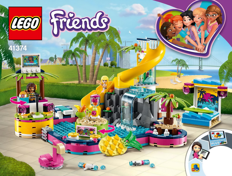 LEGO Andrea's Pool Party 41374 – Retired & Sealed